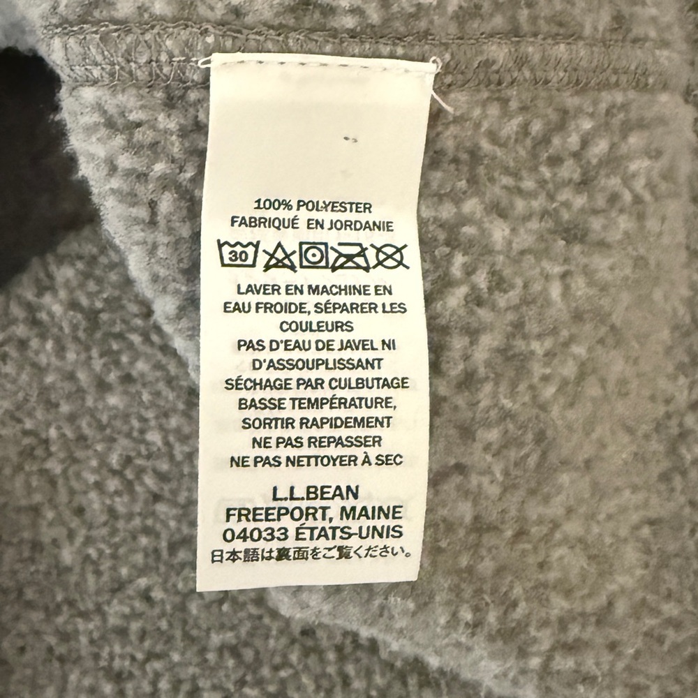 L.L. Bean men’s bean sweater fleece vest | size M - Picture 3 of 10